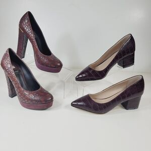 Carvela Kurt Geiger Baldan Women Crocodile Pattern Heels Size 37